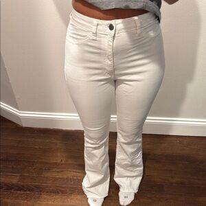 White Flared Jeans